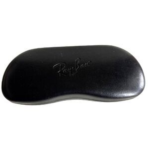Ray-Ban Black Hinged Clamshell Sunglass, Eyeglass Case